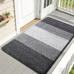Kitinjoy Indoor Outdoor Door Mat, 59x32 Non-Slip Absorbent Dirt Trapper by Kitinjoy