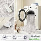 Washable Rug 9x12 Area Rugs: Vintage Floral Rugs - Image 2