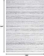 cotiled 10x12 Area Rugs Living Room Rug: Washable Boho Rugs - Image 2