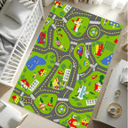 Non-Slip Town City Road Map Playmat - Image 8