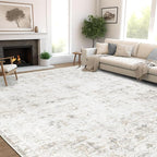 Washable 6×9 Area Rug for Living Room, Vintage Floral Rug Soft Non Slip Stain - Image 3