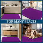 OLANLY Dog Door Mat for Muddy Paws 34x21, Absorbs Moisture and Dirt, Absorbent - Image 8