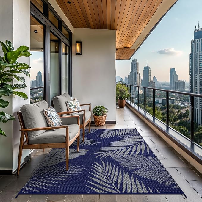GENIMO Outdoor Rug 5' x 8' Waterproof - Image 4