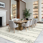 Miukiki 10x14 Area Rugs for Living Room Moroccan Washable Rugs Non Slip Indoor - Image 7