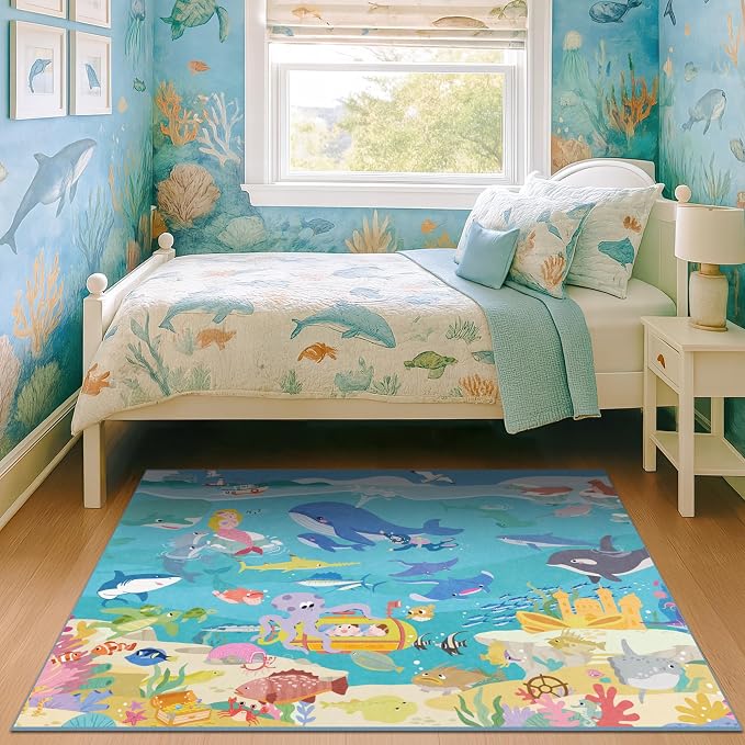 3x5 Small Kids Rug for Bedroom - Image 8