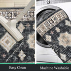 HEBE Boho Kitchen Rug Sets 3 Piece - Image 4