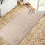 PURRUGS Dirt Trapping Door Mat 32" x 70", Non-Slip/Skid Machine Washable by PURRUGS
