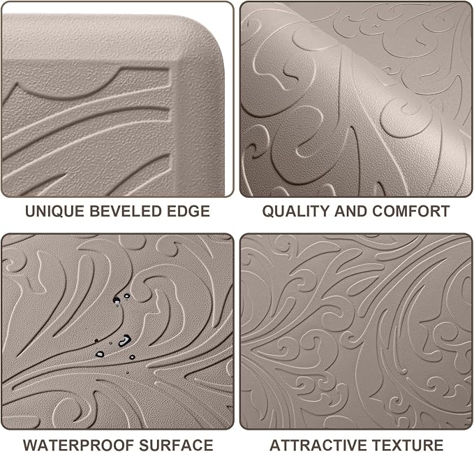 KMAT Kitchen Mat Cushioned Anti-Fatigue Waterproof Non-Slip Standing Mat - Image 5