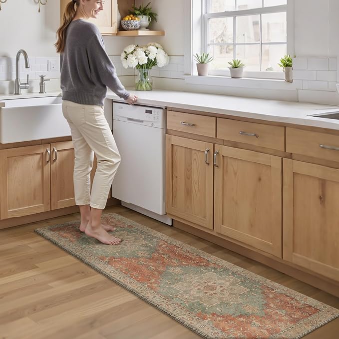GENIMO Kitchen Mats for Floor, Washable Anti Fatigue Mat for Cushioned - Image 3