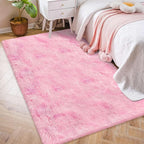 4x6 Pink Rugs for Bedroom Girls, Soft Fluffy Shag Pink Area Rug for Girls Kids - Image 7
