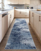 Runner Rugs for Hallway 2'6"x8', Modern Abstract Machine Washable Runners for - Image 2