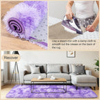 Mugorn 4x6 Rugs for Living Room, Large Fluffy Area Rugs for Bedroom, Soft - Image 9