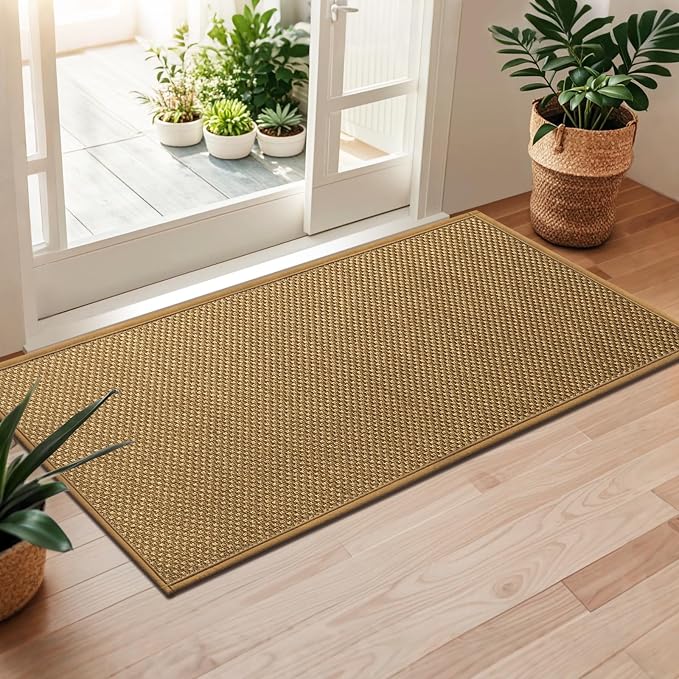 LEKEEPGO Door Mat 24"x47", Non Slip Door Mat Indoor Entrance, Rubber Backing by LEKEEPGO
