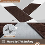 BEQHAUSE Dirt Trapper Door Mat 32" x 72", Doormat Non-Slip Entryway Rugs - Image 5