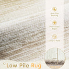 Washable Rug 5x7 Area Rugs: Modern Geometric Rugs - Image 3
