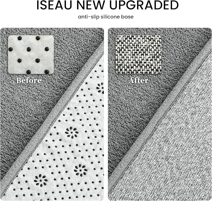 ISEAU 4x6 Rug for Bedroom, Soft Memory Foam Carpet - Image 2