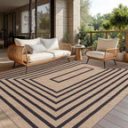Easy Jute Rug 5x7 Large Washable Area Rug - Image 2