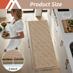 COSY HOMEER-Kitchen-Rugs-Non-Slip-Washable 24"x60" Absorbent Kitchen Runner Rug - Image 2