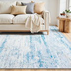 9x12 Area Rugs Washable Rug:Anti-Skid Abstract Modern Living Room Rug Soft Thin - Image 9