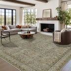 Rugxara 9x12 Area Rugs for Living Room Bedroom, Large Washable Rug, Vintage - Image 3