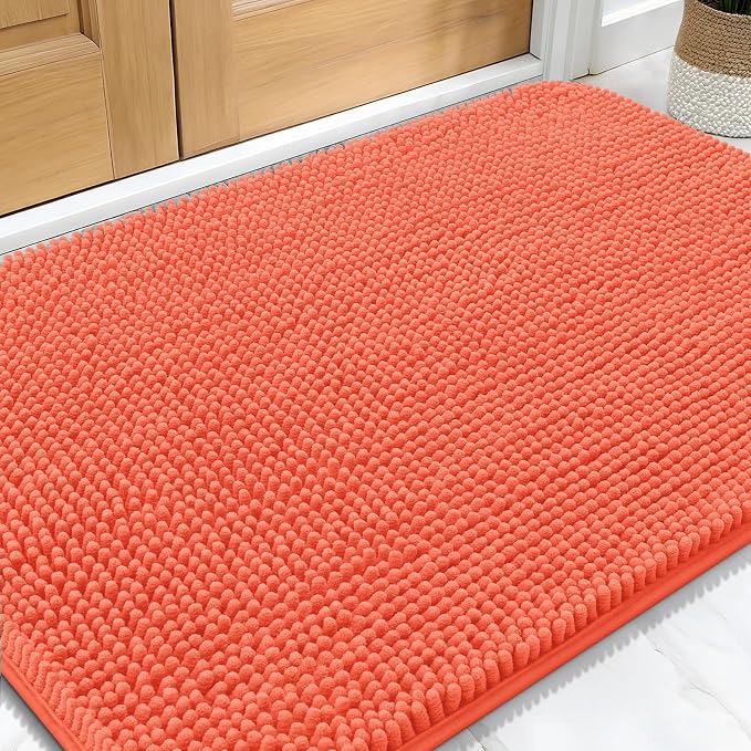 OLANLY Dog Door Mat for Muddy Paws 32x20, Absorbs Moisture and Dirt, Absorbent by OLANLY