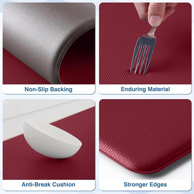 StepRite Kitchen Mats, Cushioned Anti Fatigue Kitchen Mats - Image 3