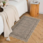 GarveeHome 2x3 Rug, Washable Scalloped Rugs - Image 2
