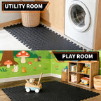 Gym Flooring for Home Gym, 12.6"x12.6"x0.4" EVA Exercise Mats, Puzzle Floor Mat - Image 6