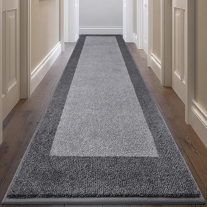 Machine Washable Runner Rug 32" x 144", Non Slip Kitchen Rug by Unknown