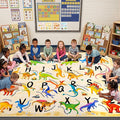 6x9 ABC Classroom Rug for Kids Playroom, Alphabet Rug by Unknown