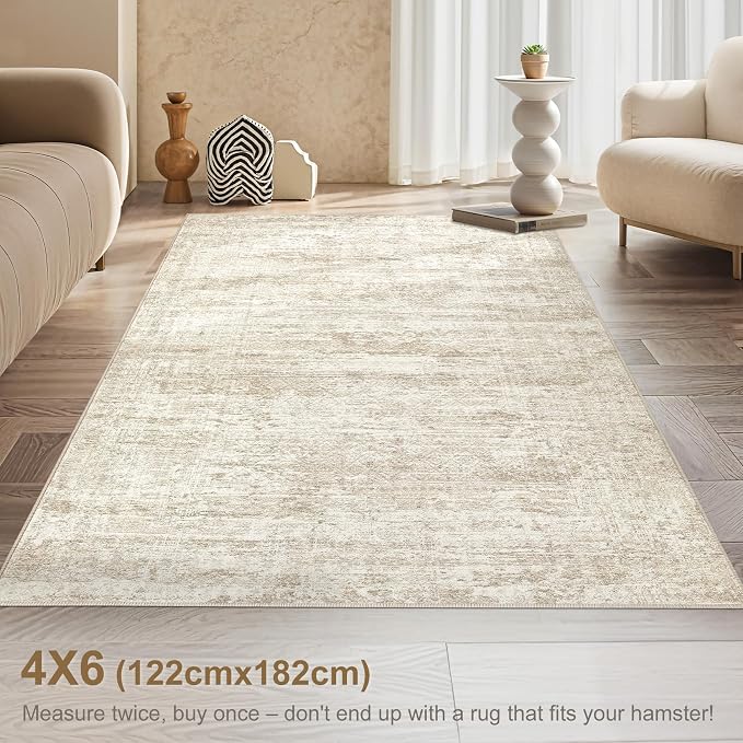 UERMEI 4x6 Area Rug Living Room Rugs - Image 2