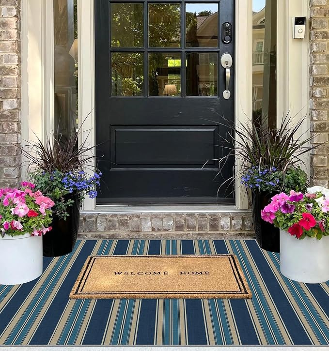 3x5 Striped Entry Rug - Image 4