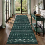 SERISSA Hallway Runner Rug, Soft Low-Pile Geometric Indoor Long Carpet by SERISSAHomeDecorCollection