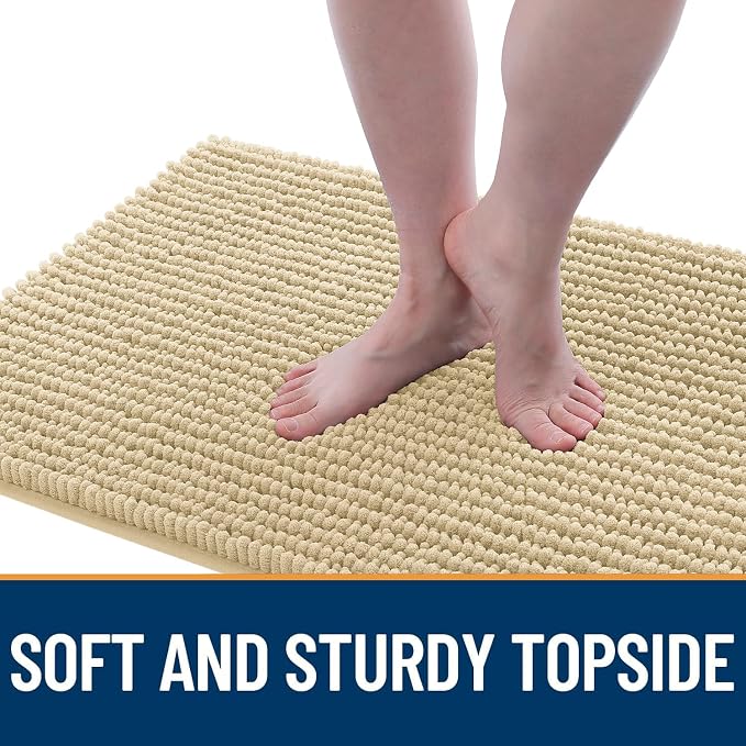OLANLY Dog Door Mat for Muddy Paws 59x20, Ultra Absorbent Chenille Mud Doormat - Image 3