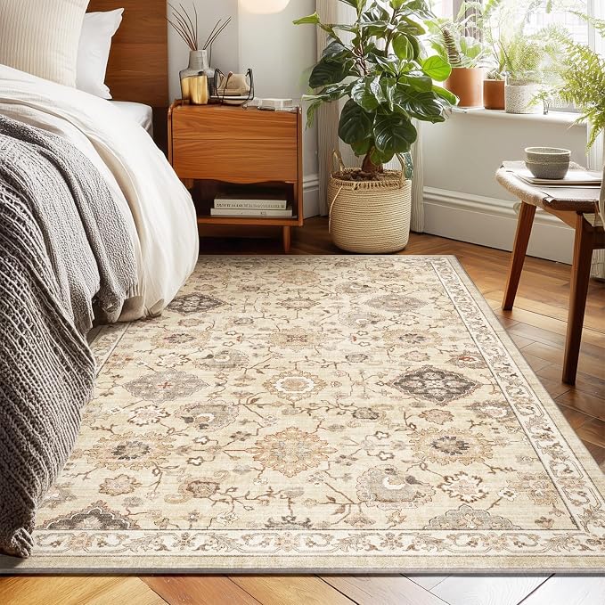 Washable Entryway Small Area Rugs: Door Mat Indoor Entrance 3x5 Rug Stain - Image 5