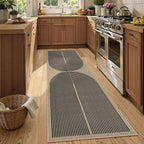 Lahome Modern Rainbow 2x8 Runner Rug, Washable Hallway Kitchen Runner Rugs - Image 7
