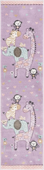 SAFAVIEH Carousel Kids Collection Runner Rug - Image 3
