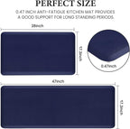 HappyTrends 2 PCS Kitchen Mat Cushioned Anti-Fatigue Floor Mat, Heavy Duty - Image 2