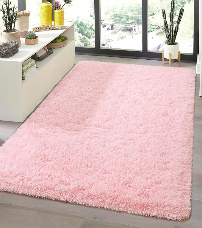 Andecor Soft Fluffy Bedroom Rugs, 3 x 5 Feet Indoor Shaggy Plush Area Rug - Image 8