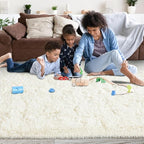 Area Rugs for Living Room 6x9, Ultra Soft Fluffy Rug for Bedroom, Modern Shaggy - Image 7