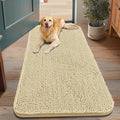 Smiry Dog Door Mat for Muddy Paws 48x30, Absorbent Dirt Trapper, Non-Slip by Smiry