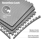 Home Gym Mat, Puzzle Exercise Mat, EVA Interlocking Foam Floor Tiles - Image 5
