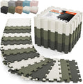 AIRHOP 18 PCS Gym Floor Mat, EVA Foam Puzzle Gym Mat, High-Density Interlocking by Airhop
