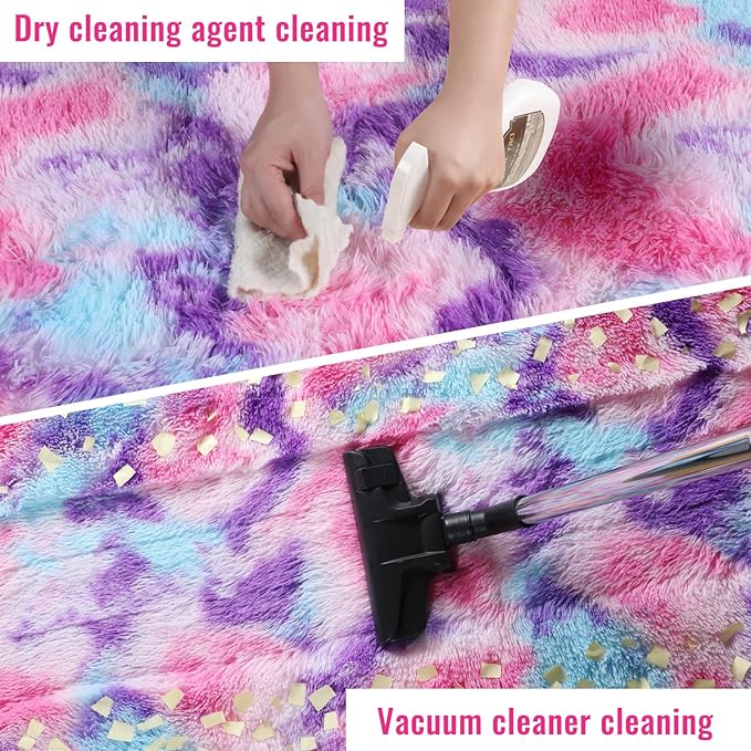 PAGISOFE Ultra Soft Rainbow Area Rugs - Image 6