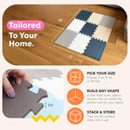 MioTetto Baby Play Mat, Comfortable Playtime Mat – Portable Foam Floor Tiles - Image 7