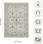 Rugxara 5x7 Area Rugs for Bedroom & Living Room - Image 2