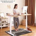 HEBE Anti Fatigue Kitchen Rugs Set of 2, Non Slip Cushioned Kitchen Mats - Image 8