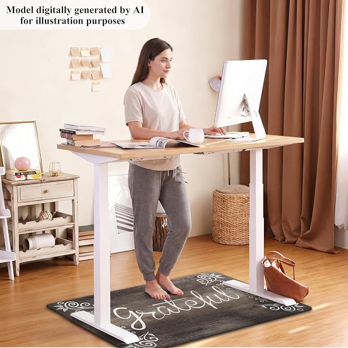 HEBE Anti Fatigue Kitchen Rugs Set of 2, Non Slip Cushioned Kitchen Mats - Image 8