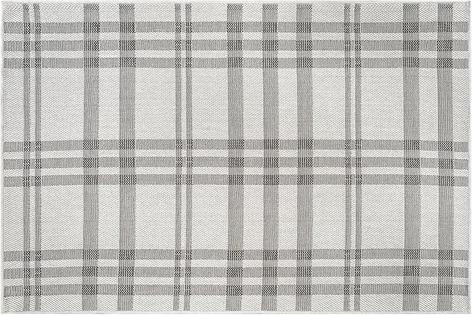 CAMILSON Easy Jute Rug 2x3, Indoor Outdoor Off-White Color Fiber Area Rugs - Image 2