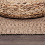 CAMILSON Indoor and Outdoor Runner Rug Natural Solid Boho Woven Design - Image 6